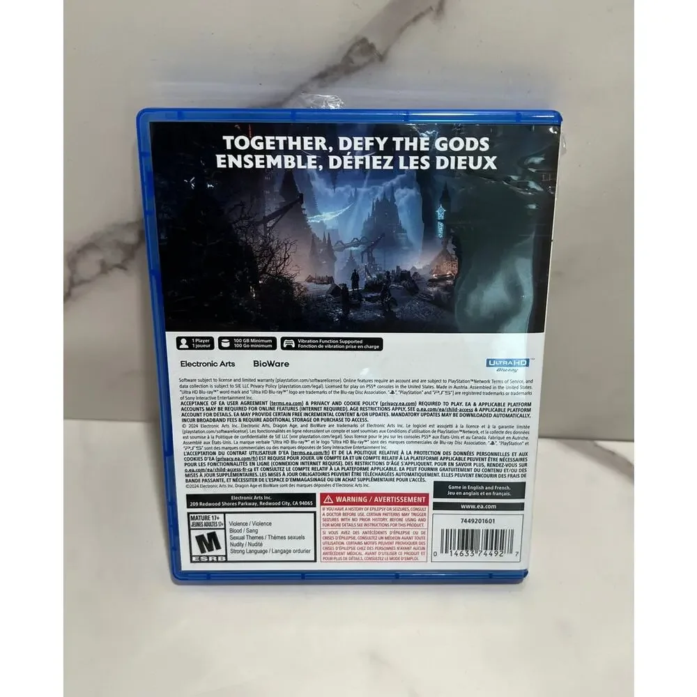 Dragon Age: The Veilguard-Sony Playstation 5 Seal Brand New